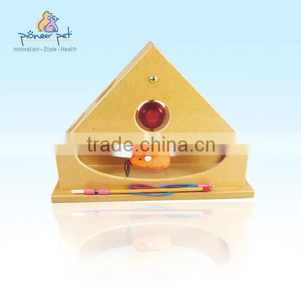 Tick Tock Teaser/ Wooden Cat Toys/ Pet Furniture photo-3