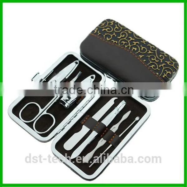 7 in 1 Nail Care Gift Set/ Cutter Cuticle Clipper/Manicure Pedicure Kit Case photo-3