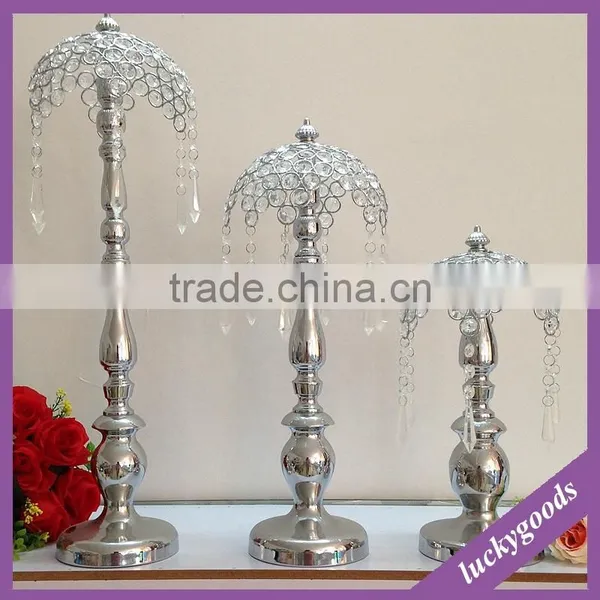 Hot Sale Showcase Display Crystal Acrylic Fancy Umbrella Centerpiece