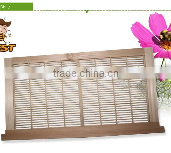 Beekeeping Fir Wood Frame Bamboo Sticks Vertical Queen Excluder photo-2