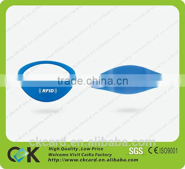 Red/Yellow/Blue/Green Silicone RFID Wristband for Indentification photo-2