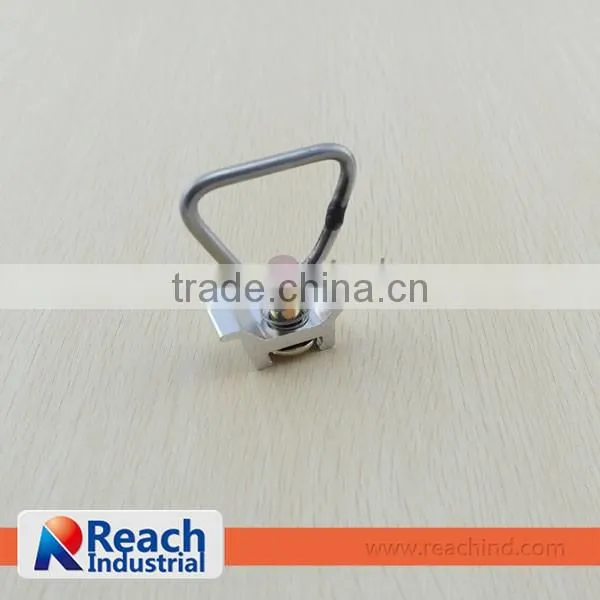 Aluminum Base Single Stud Fitting With Stainless Steel D Ring for L Track photo-2