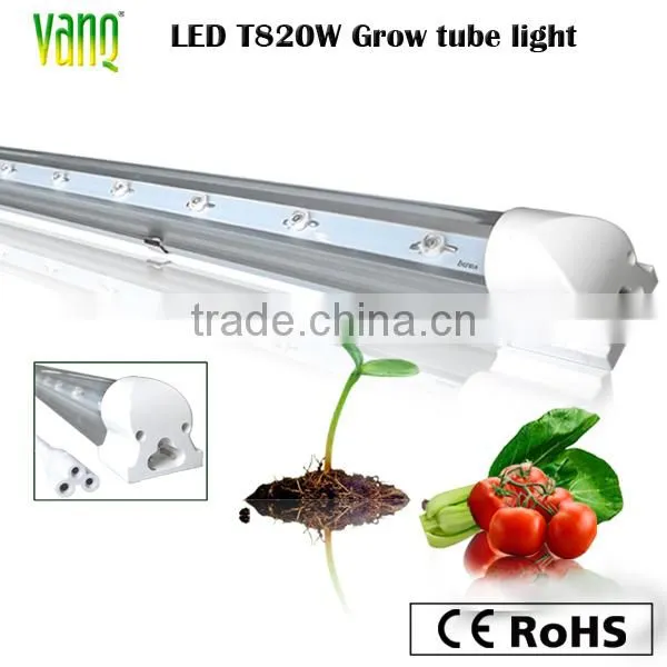 Broad Application 20w T8 Integrated Led Grow Light Tube for Soilless Farming photo-6