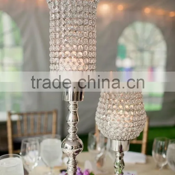 Candle Holder Crystal /wedding Table Centerpiece photo-2