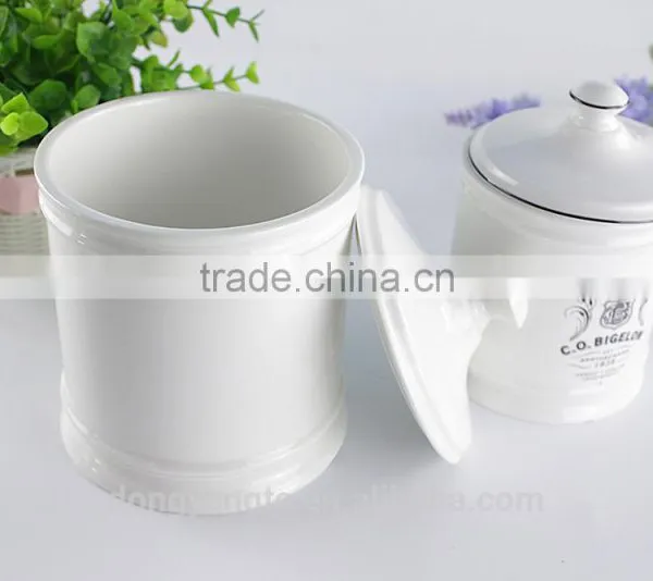 2017 New Arrival Custom Design & Logo Ceramic Storage Sugar Pot photo-3