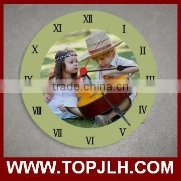 2017 Hot Sell Christmas Gift Custom Photo Printed Wall Clocks Sublimation Blank Wall Clocks for Sublimation photo-2