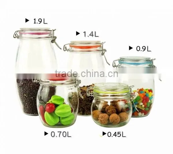 Sealing Cylinder Ait Tight Glass Jar for Food Pickles photo-2