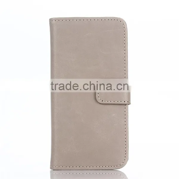 High Quality Crazy-horse PU Card Bumper/pocket Cell Phone Case for Iphone photo-3