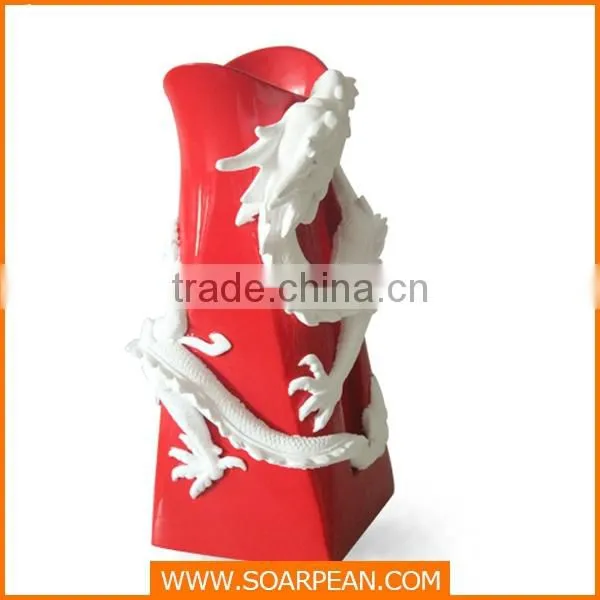Office Decorative Fiberglass Chinese Rragon Flower Pot photo-2