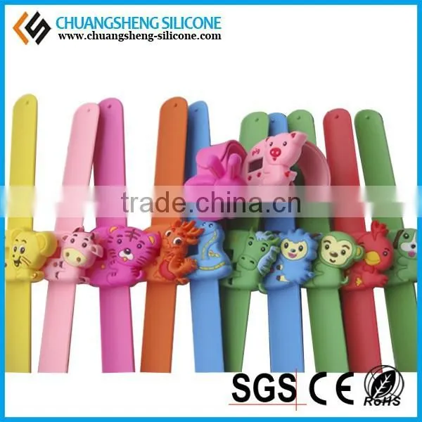 Silicone Minus Ion Bracelet Watch Silicone Slap Watches Cheap Wholesale Kids Slap Watches Silicone photo-3