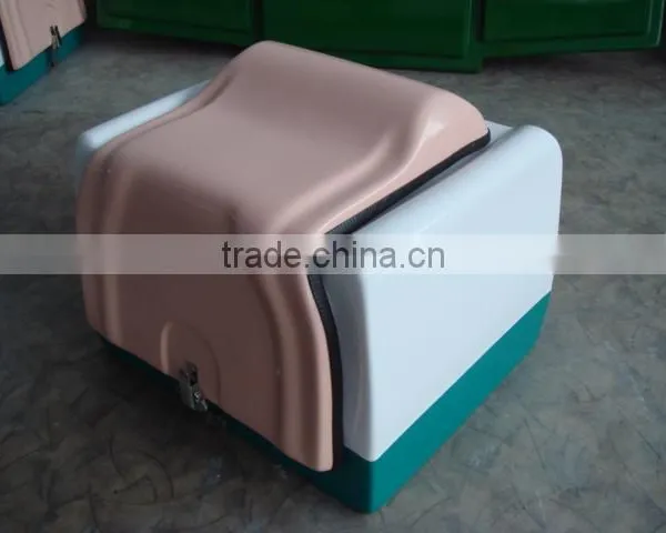 High Quality Shiny Gel Coat Finish Fiberglass Delivery Box for Scooter and Motorcycle. Factory photo-6