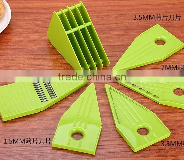 2017 The New Kitchen Stainless Steel V Blade Mandoline Slicer photo-6