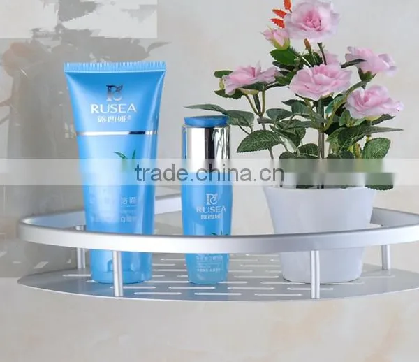 Hot Sale Never Rust Bathroom Aluminium Single Corner Shelf China Supplier Bathroom Corner Towel Shelf photo-5