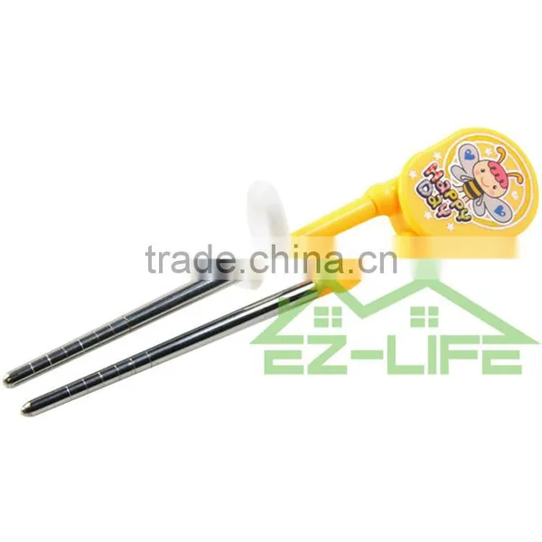 Korean Cute Cartoon 304 Stainless Steel Baby Training Chopsticks photo-2