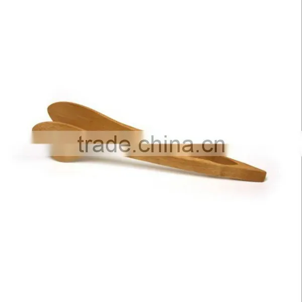 2017 Natural Bamboo Bread and Salad Tongs