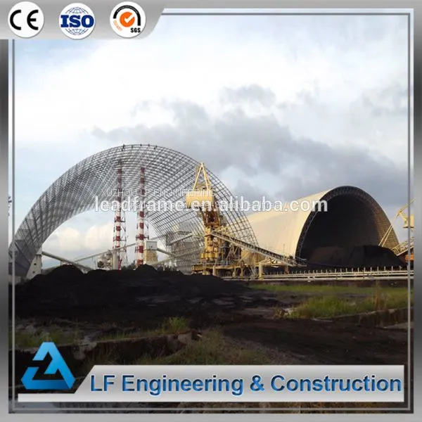 Free Design Long Span Steel Frame Arched Coal Storage Shed photo-3