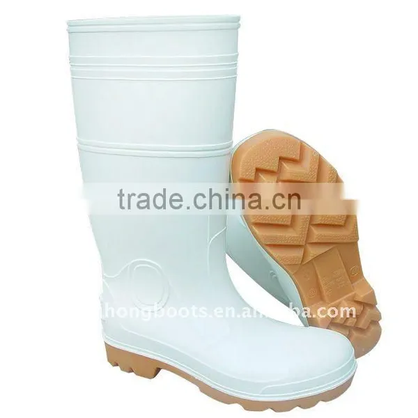 Yellow Steel Toe Steel Midsole Pvc Safety Boots photo-5