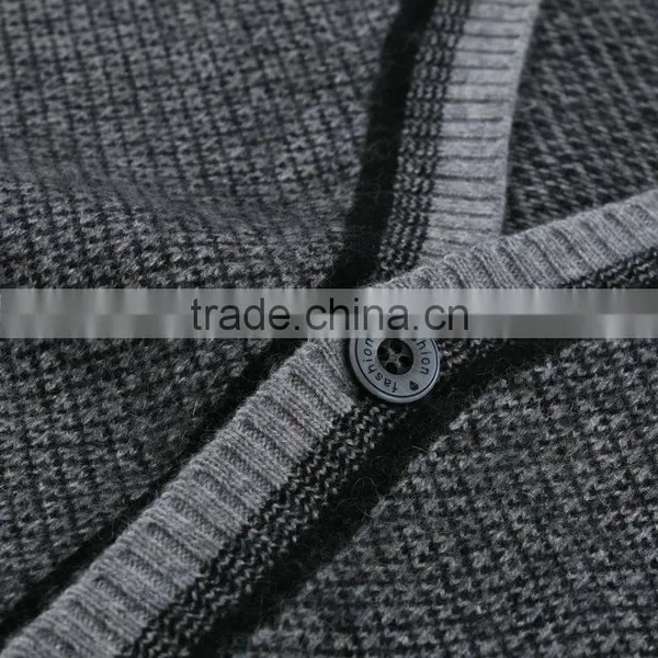 v Neck Sweater Vest Wholesale,slimming Vest for Men,Houndstooth Pattern Vest Knitting Machine for Sweater Vest photo-5