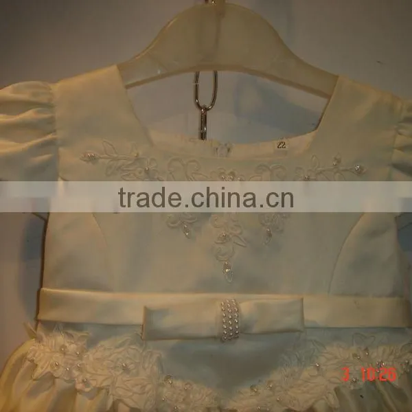 Girl Stylish Flower White Dress photo-4