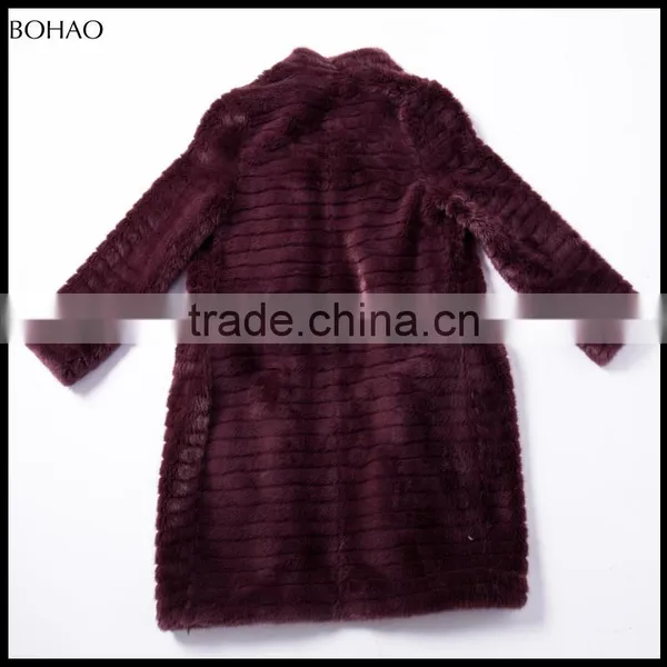 New Color Long Pattern Special Fabric Style Fake Fur Coat Ladies photo-2
