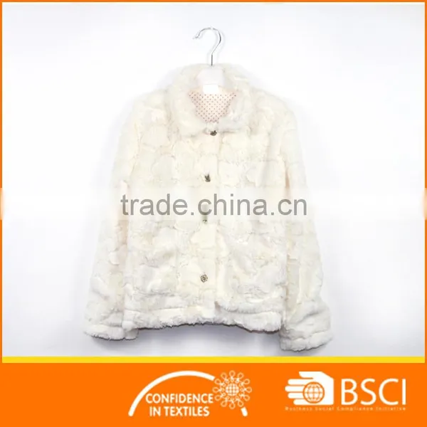 2017 Latest Winter Fake Fur Girls Jacket & Coat Wear