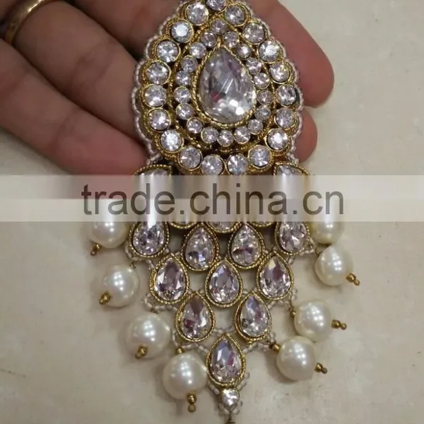 PASSA JHOOMAR SIDE TIKA Bindi CRYSTAL BEADS Hair Accessory photo-5