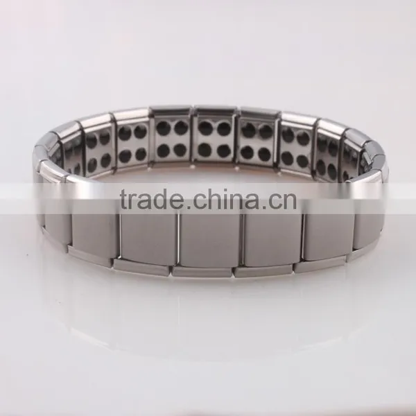 Black Gun Plating Bracelet Jewelry Italian Link Cicret Mens Bangle Stainless Steel Bracelet for Men photo-4