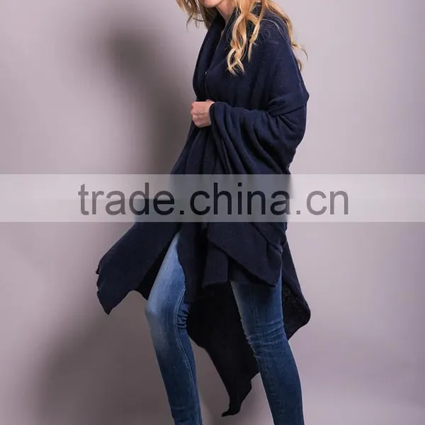Women Wholesale Blanket Scarf Shawl Knitted Poncho Shawl And Scarf 2016 photo-3