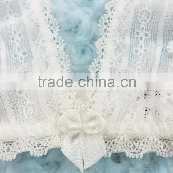 Sexy Ladies Transparent Lace Front Closure Soft Cup Bra Panty Set photo-2