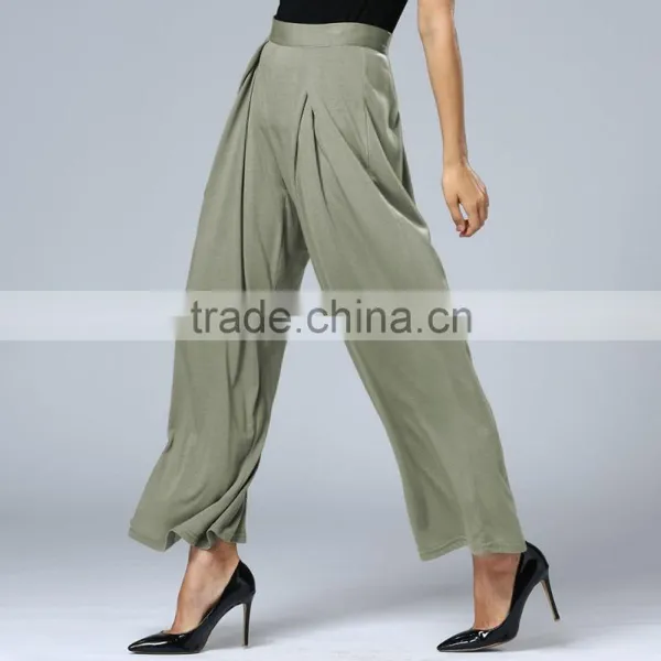 Wholesale Cheap Women Casual Pants Ladies Summer Loose Pants for Sale 2017 photo-2