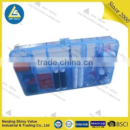 Transparent pp Material Complete Sewing Kit Case Wih Garment Accessories photo-6