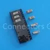 Brass PIN SMD LED Connector , 4.0mm Pitch 1 Poles PCB Terminal Block Connectors