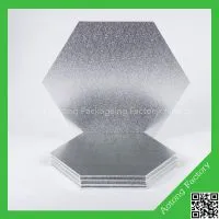 Silver Wood Cake Drum&boards