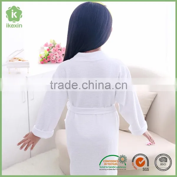 Cute Sanding Anti Pilling Home Berber Fleece Baby Bathrobe photo-4