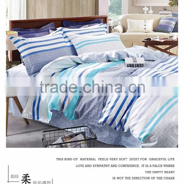Wholesale Hotel Cotton 200TC Printing Bedsheet Set for Family Inn photo-4
