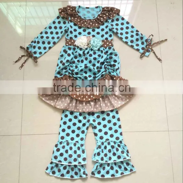 2017Lovely Comfortable Ventilation Fold Princess Lace Skirt Suit Girl Striped T-shirt Unique Kids Frock Designs Pictures photo-5
