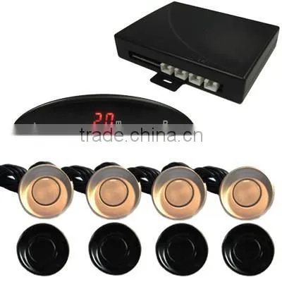 2014 Dual Core Car Wireless Parking Sensor Reverse Backup Radar Parking System 12V Parktronic Wireless Sensor de Estacionamento photo-2