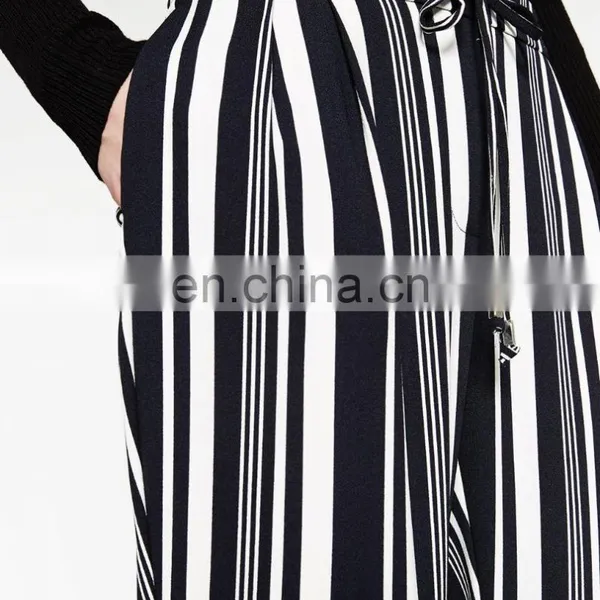 High Quality New Fashion Women Hip Hop Stripe Pants photo-4