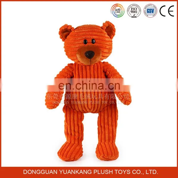 Chubby Plush Orange Fabric Fat Bear photo-2