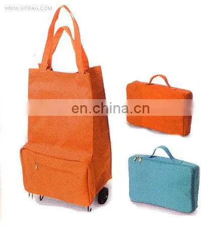 New Design Foldable Shopping Cart Bag With Wheels