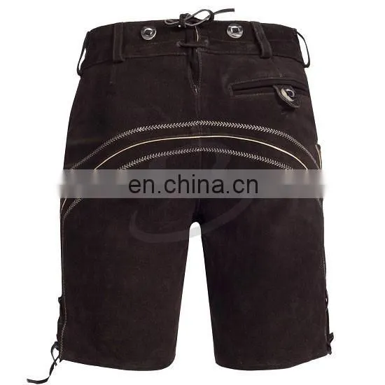 German Bavarian Oktoberfest Trachten Lederhosen Short Cow Suede Leather (Oktoberfest Lederhosen) photo-2