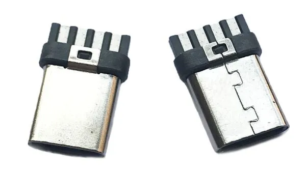 Cheap and High Quality 4 Pins Type C Plug USB Connector Made by Copper Alloy and PBT Used for Data Cable photo-5