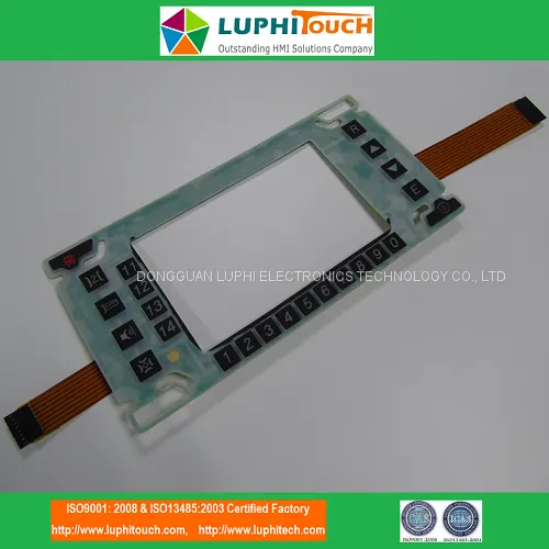Жесткий печатный контактный плат (PCB) Цифровой кабель (FPC) Резиновая клавиатура Переключатель
