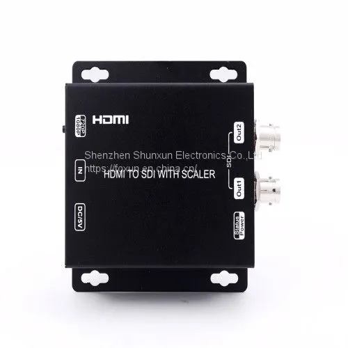 HDMI to SDI Converter Upscaler (720p/1080p),with 2 SDI Outputs
