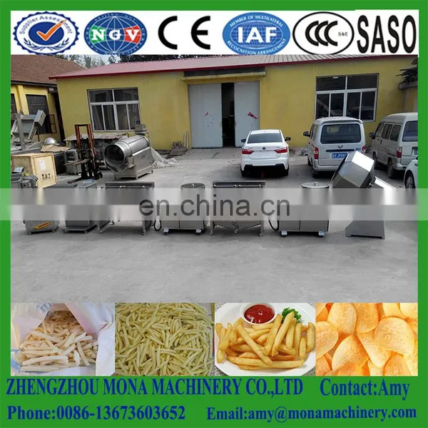 2018 Stainless Steel Full Automatic Banana Chip Smaking Machine/ Potato Chips French Fries Production Line photo-6