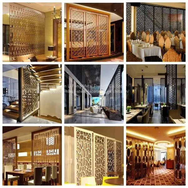 Mirror Titanium Stainless Steel Wall Panels Decorative Screen