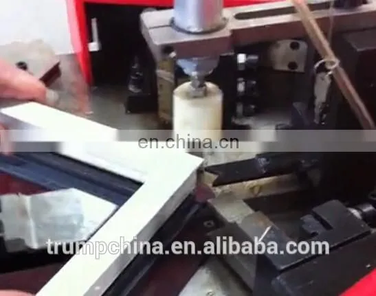 Aluminum Window Door Corner Combining Machine /Aluminum Cutting Machine Double Mitre Saw photo-6