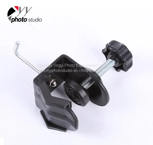 Metal C Clamp U Clip Bracket With Sandbag Hook for Photo Studio Arm Flash Light YA408
