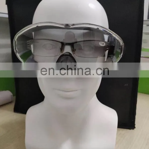 Free Sample Spectacles Transparent White Eye Protection Safety Glasses photo-2