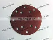 Hook Loop Abrasive Sanding Disc Black Red photo-3